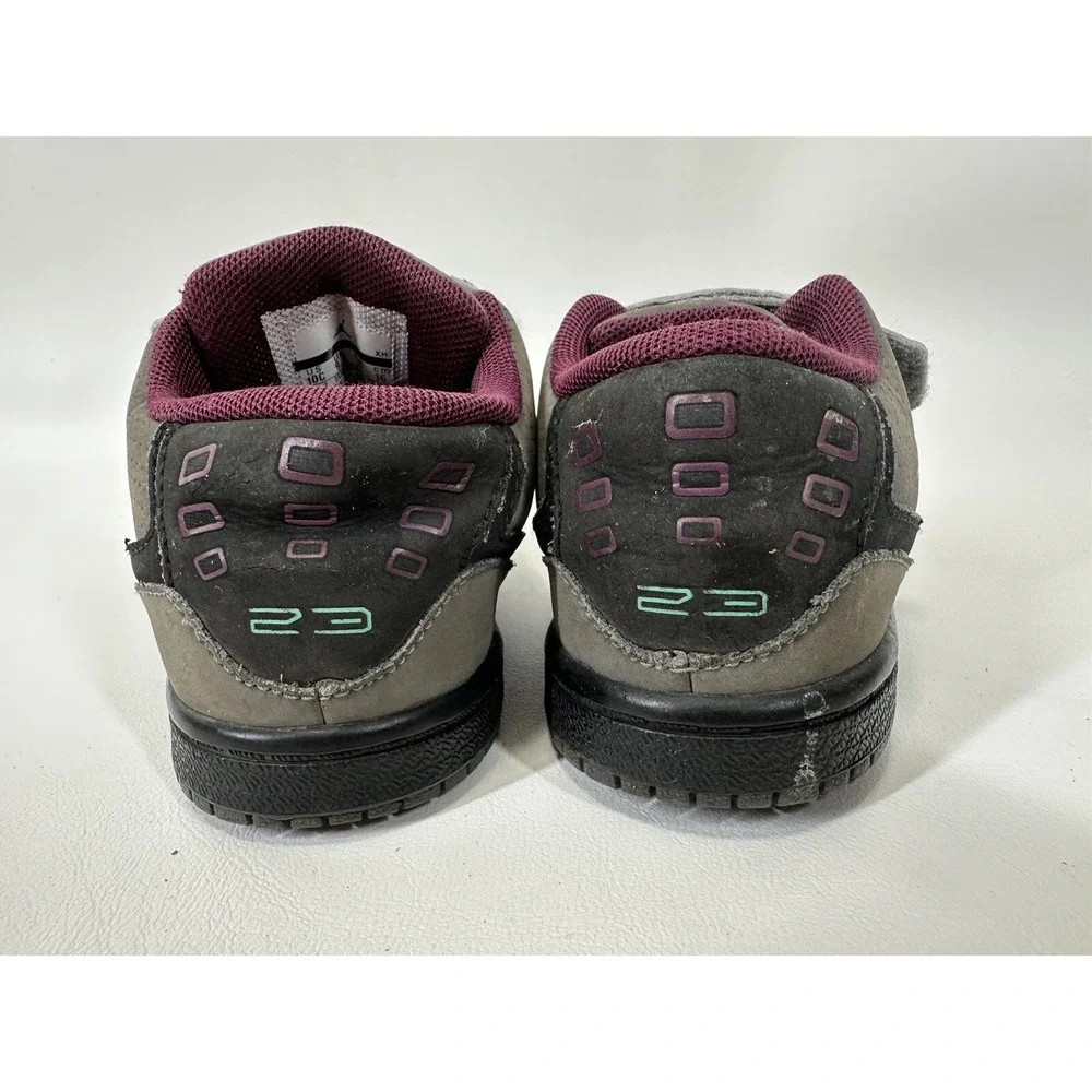 Nike‎ Air Jordan 1 Flight Toddler Size 10C 351028-047 Gray Purple Shoes